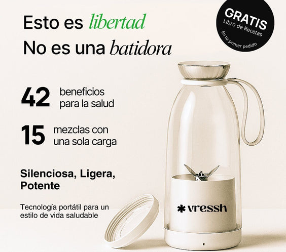 Batidora Portátil Vressh Mix - Vressh