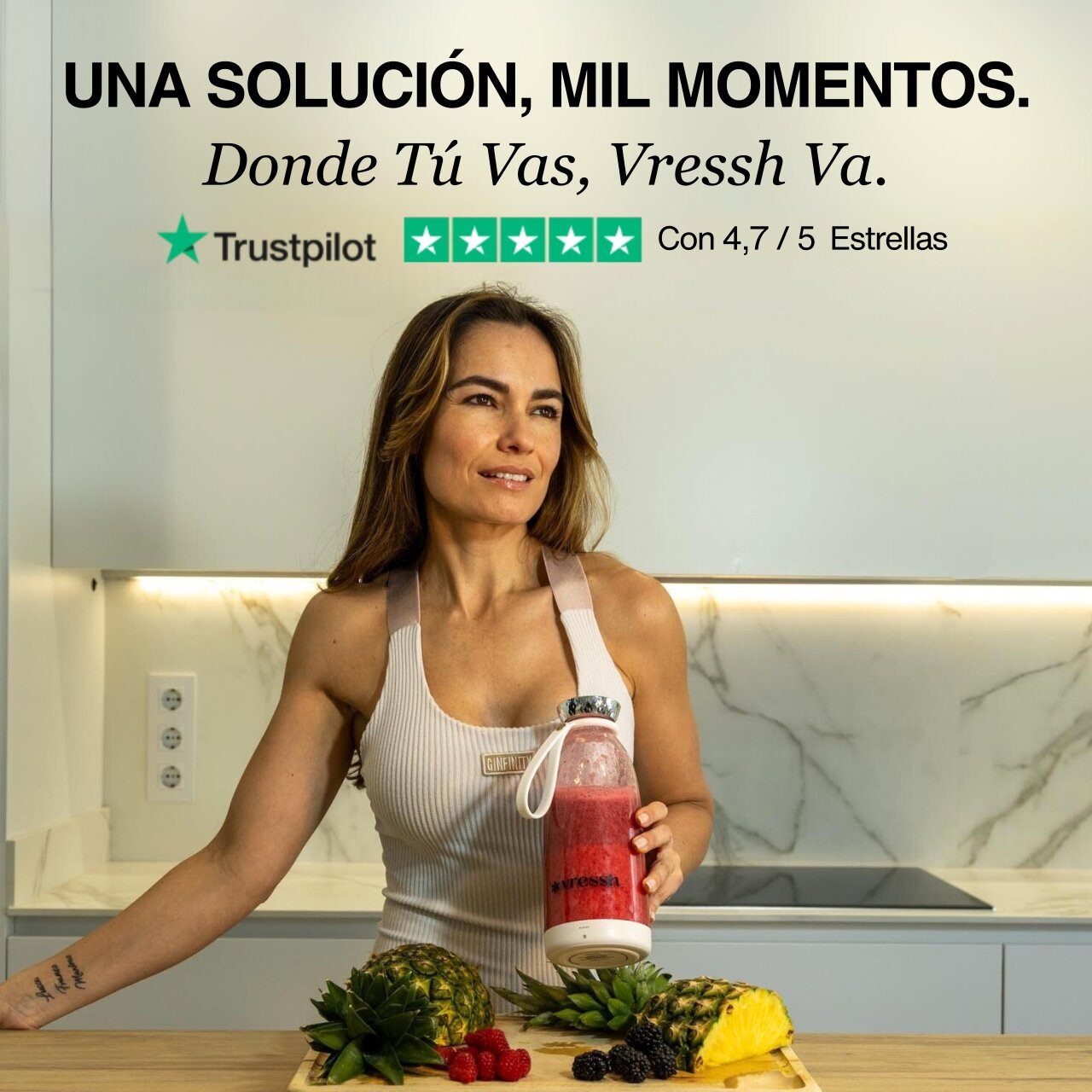 Batidora Portátil Vressh Mix - Vressh