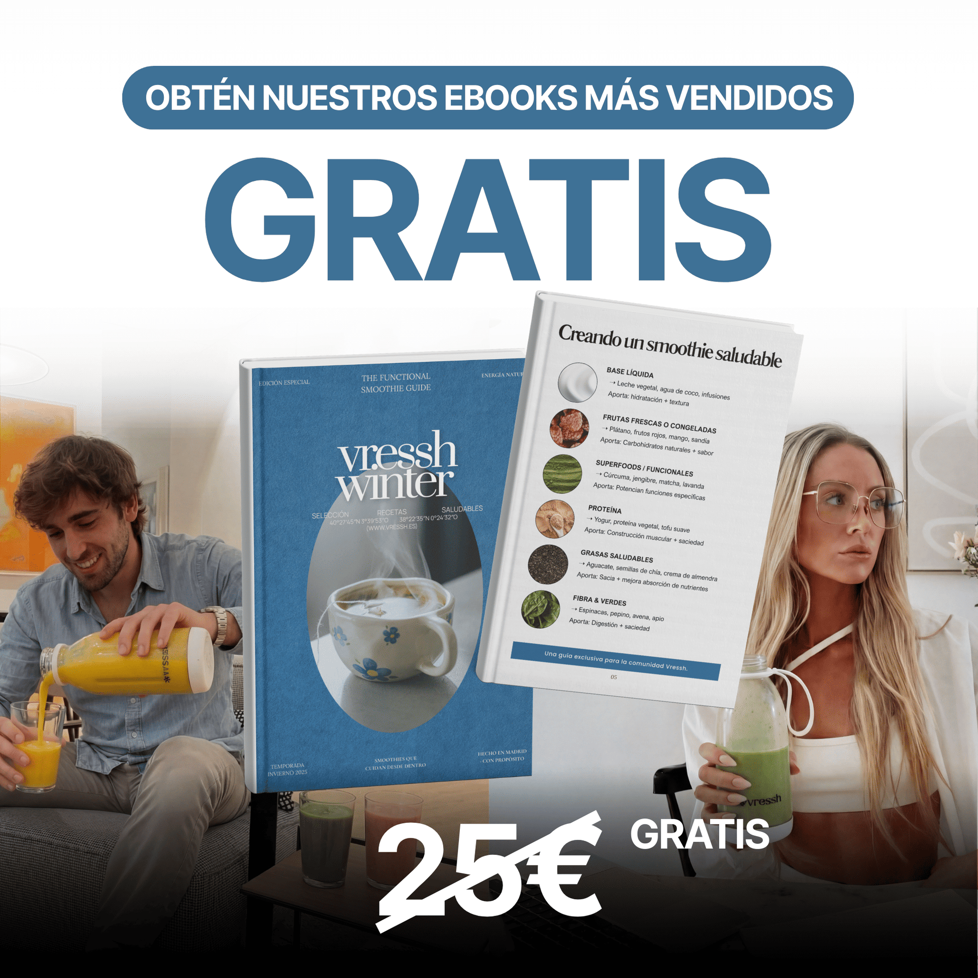 Batidora Portátil Vressh Mix - Vressh